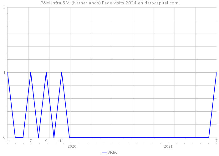 P&M Infra B.V. (Netherlands) Page visits 2024 