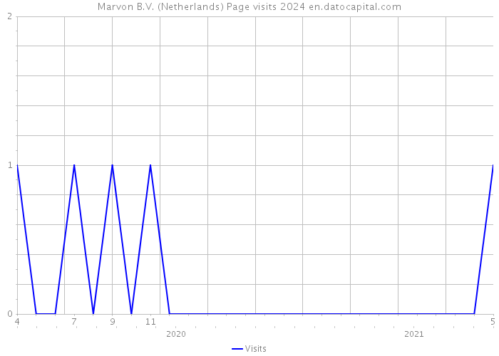Marvon B.V. (Netherlands) Page visits 2024 