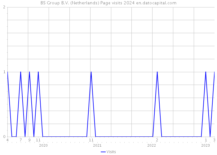 BS Group B.V. (Netherlands) Page visits 2024 