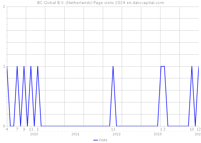 BC Global B.V. (Netherlands) Page visits 2024 