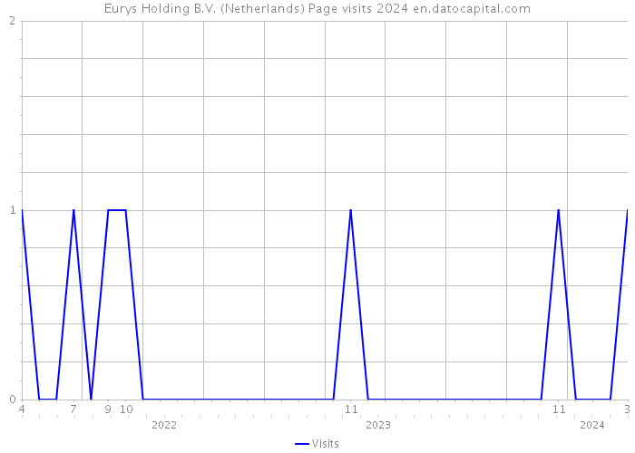 Eurys Holding B.V. (Netherlands) Page visits 2024 