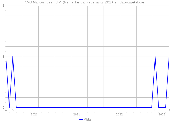 NVO Marconibaan B.V. (Netherlands) Page visits 2024 
