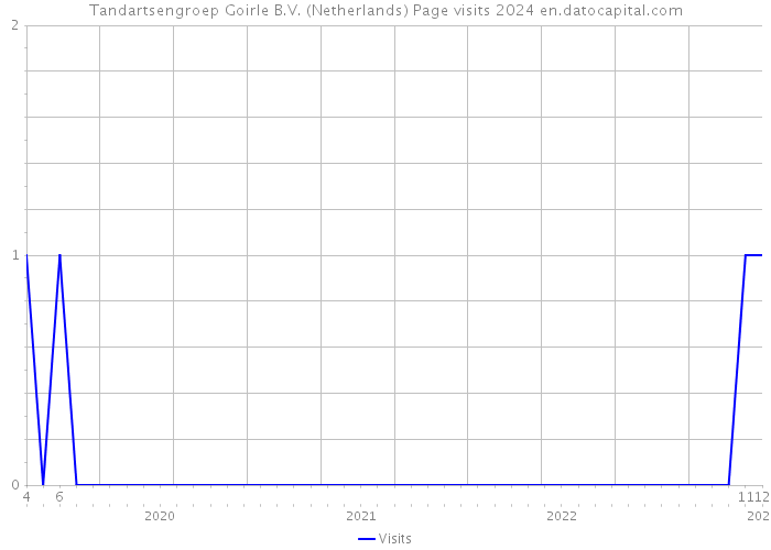 Tandartsengroep Goirle B.V. (Netherlands) Page visits 2024 