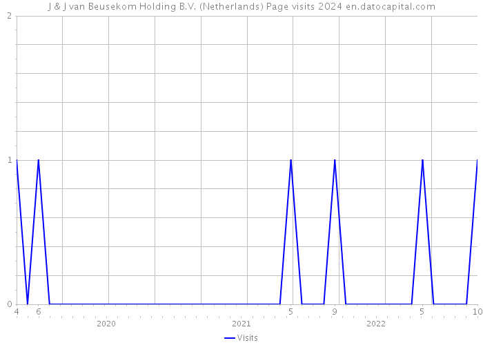 J & J van Beusekom Holding B.V. (Netherlands) Page visits 2024 