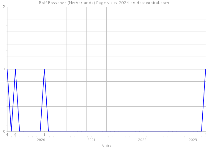 Rolf Bosscher (Netherlands) Page visits 2024 