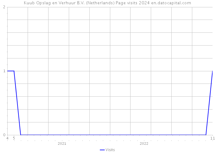 Kuub Opslag en Verhuur B.V. (Netherlands) Page visits 2024 