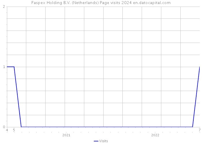 Faspex Holding B.V. (Netherlands) Page visits 2024 