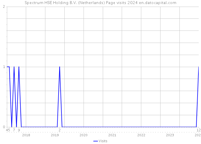 Spectrum HSE Holding B.V. (Netherlands) Page visits 2024 