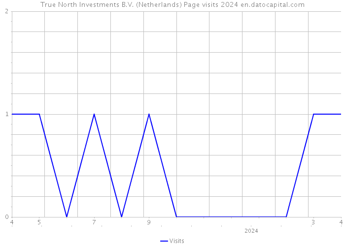 True North Investments B.V. (Netherlands) Page visits 2024 