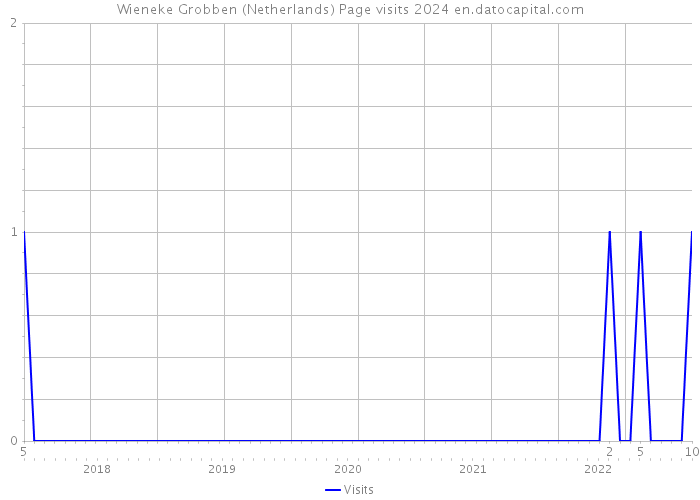 Wieneke Grobben (Netherlands) Page visits 2024 
