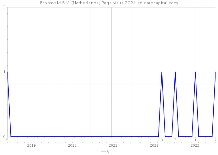 Bronsveld B.V. (Netherlands) Page visits 2024 