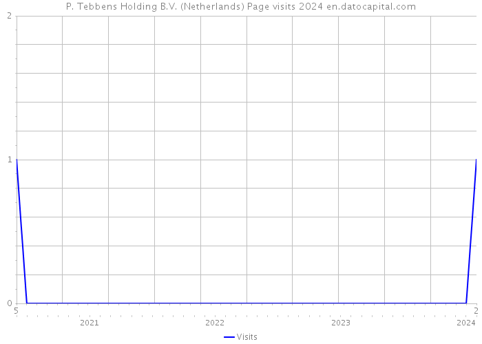 P. Tebbens Holding B.V. (Netherlands) Page visits 2024 