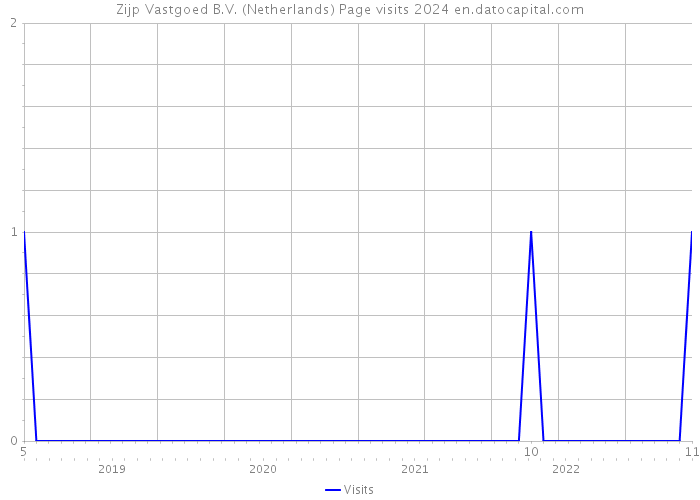 Zijp Vastgoed B.V. (Netherlands) Page visits 2024 