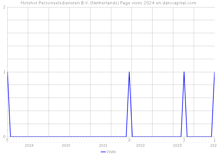Hotshot Personeelsdiensten B.V. (Netherlands) Page visits 2024 