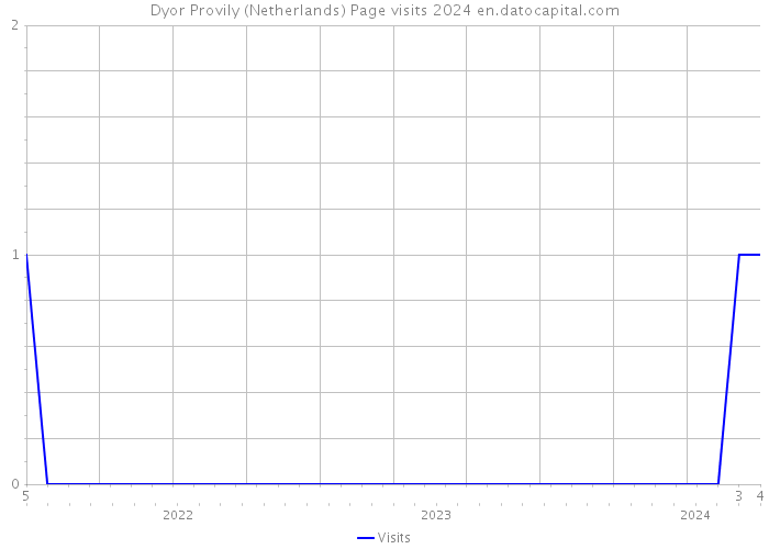 Dyor Provily (Netherlands) Page visits 2024 
