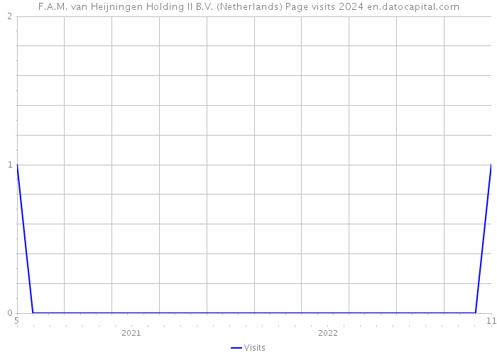 F.A.M. van Heijningen Holding II B.V. (Netherlands) Page visits 2024 