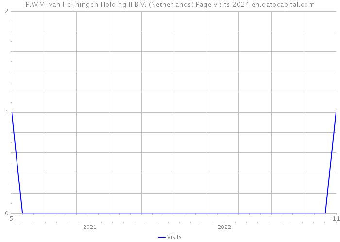 P.W.M. van Heijningen Holding II B.V. (Netherlands) Page visits 2024 