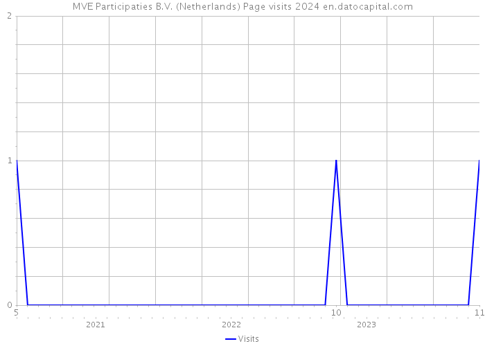 MVE Participaties B.V. (Netherlands) Page visits 2024 
