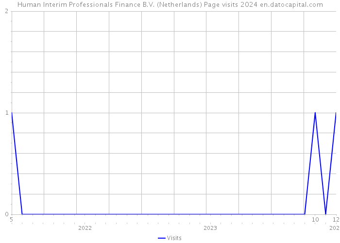 Human Interim Professionals Finance B.V. (Netherlands) Page visits 2024 