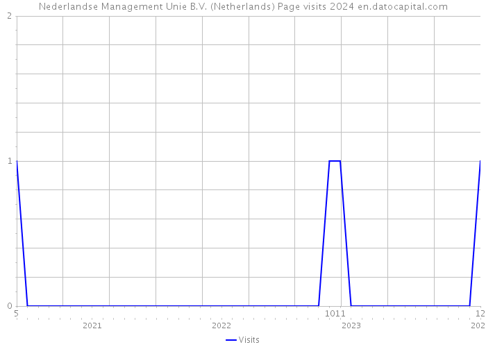 Nederlandse Management Unie B.V. (Netherlands) Page visits 2024 