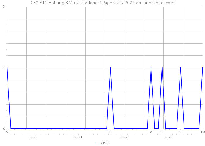 CFS 811 Holding B.V. (Netherlands) Page visits 2024 