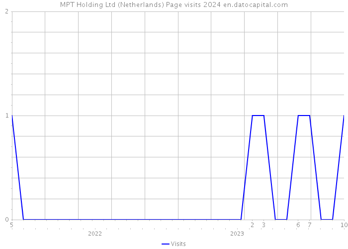 MPT Holding Ltd (Netherlands) Page visits 2024 