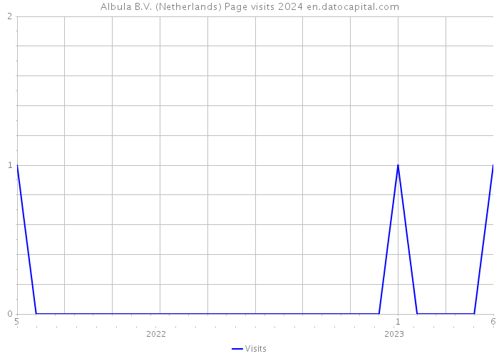 Albula B.V. (Netherlands) Page visits 2024 