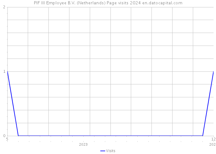 PIF III Employee B.V. (Netherlands) Page visits 2024 