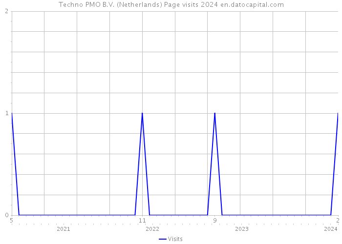 Techno PMO B.V. (Netherlands) Page visits 2024 