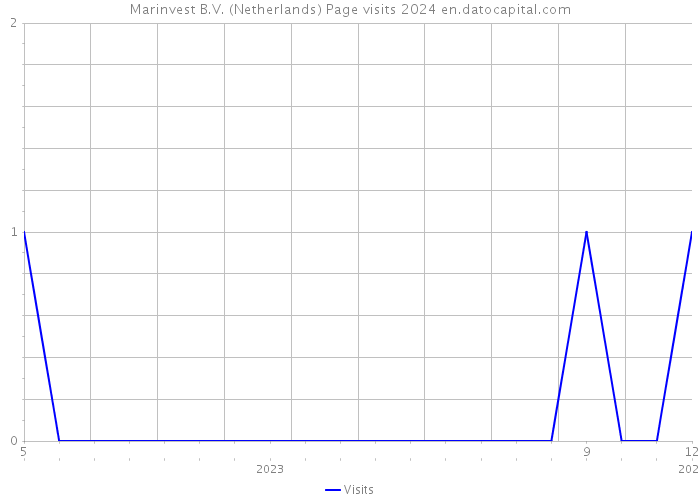 Marinvest B.V. (Netherlands) Page visits 2024 