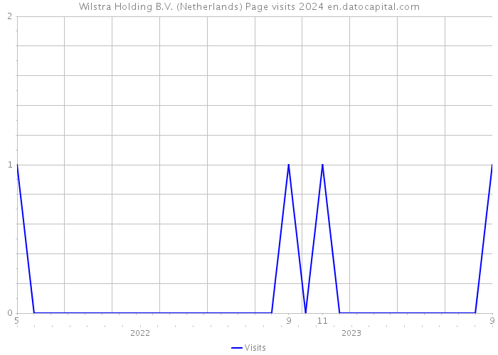 Wilstra Holding B.V. (Netherlands) Page visits 2024 