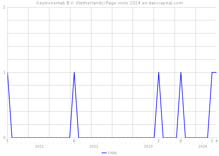 Keystonemab B.V. (Netherlands) Page visits 2024 