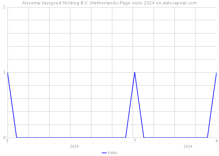 Alssema Vastgoed Holding B.V. (Netherlands) Page visits 2024 