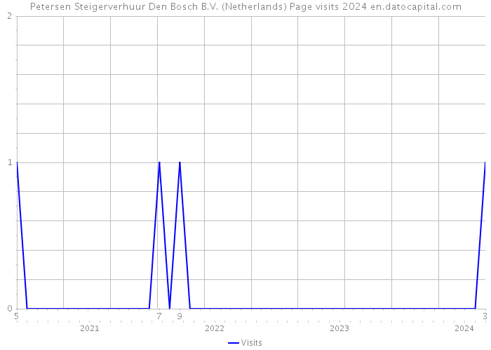 Petersen Steigerverhuur Den Bosch B.V. (Netherlands) Page visits 2024 