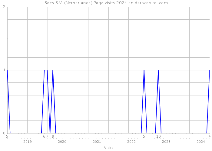 Boes B.V. (Netherlands) Page visits 2024 