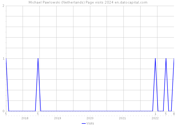 Michael Pawlowski (Netherlands) Page visits 2024 