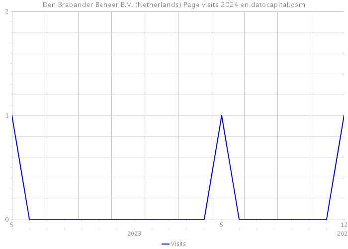 Den Brabander Beheer B.V. (Netherlands) Page visits 2024 