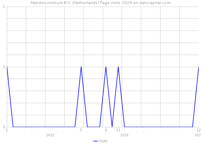 Handelscentrum B.V. (Netherlands) Page visits 2024 
