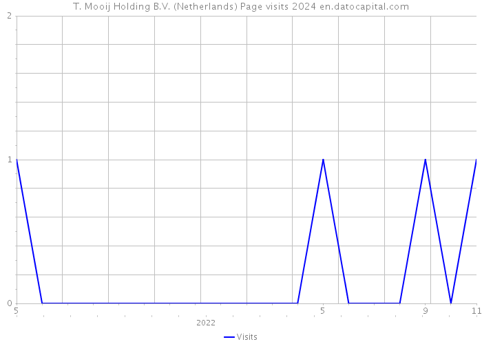 T. Mooij Holding B.V. (Netherlands) Page visits 2024 
