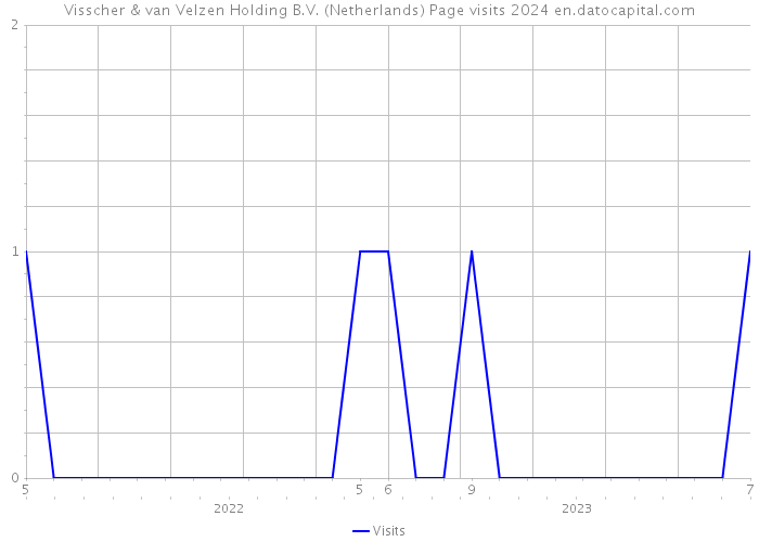 Visscher & van Velzen Holding B.V. (Netherlands) Page visits 2024 
