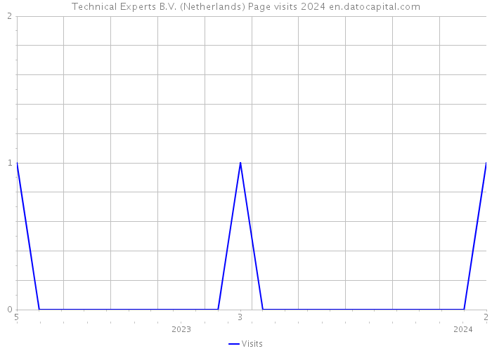 Technical Experts B.V. (Netherlands) Page visits 2024 