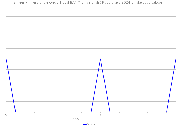 Binnen-IJ Herstel en Onderhoud B.V. (Netherlands) Page visits 2024 