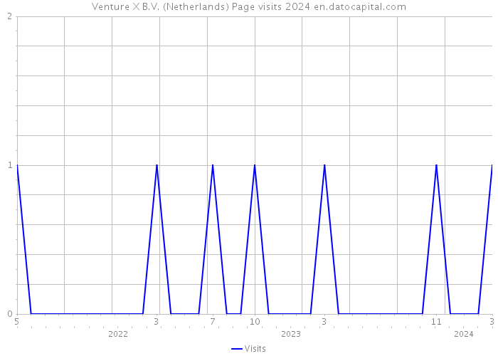 Venture X B.V. (Netherlands) Page visits 2024 