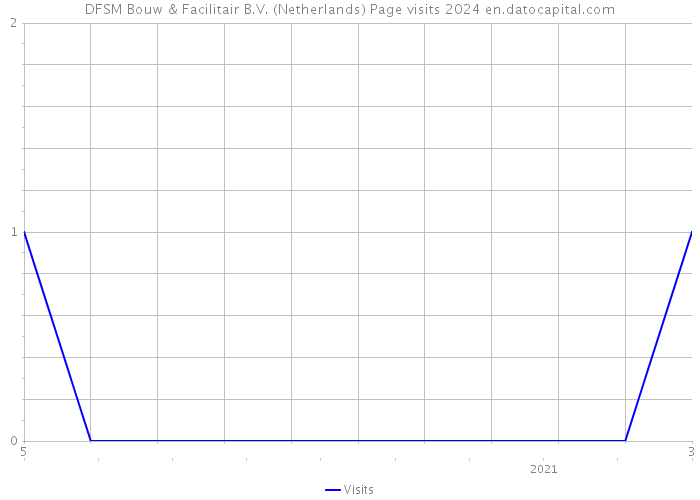 DFSM Bouw & Facilitair B.V. (Netherlands) Page visits 2024 