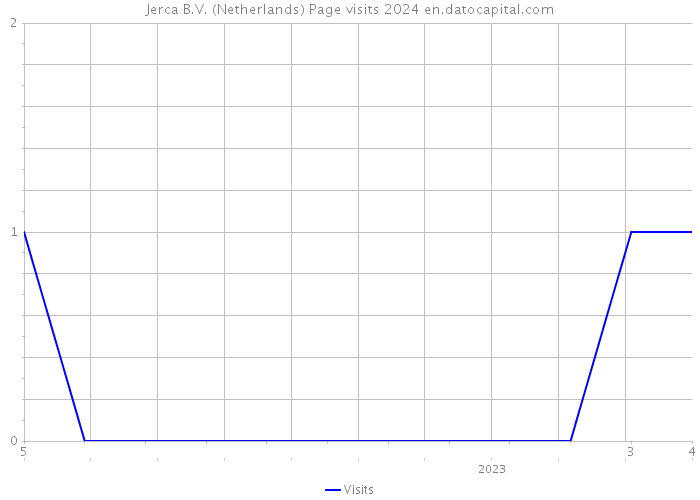 Jerca B.V. (Netherlands) Page visits 2024 