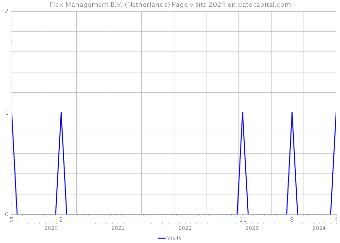 Flex Management B.V. (Netherlands) Page visits 2024 