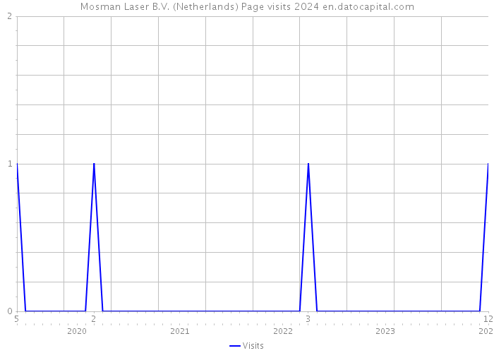 Mosman Laser B.V. (Netherlands) Page visits 2024 