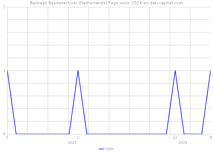 Bastiaan Beemsterboer (Netherlands) Page visits 2024 