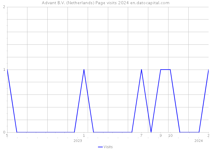Advant B.V. (Netherlands) Page visits 2024 