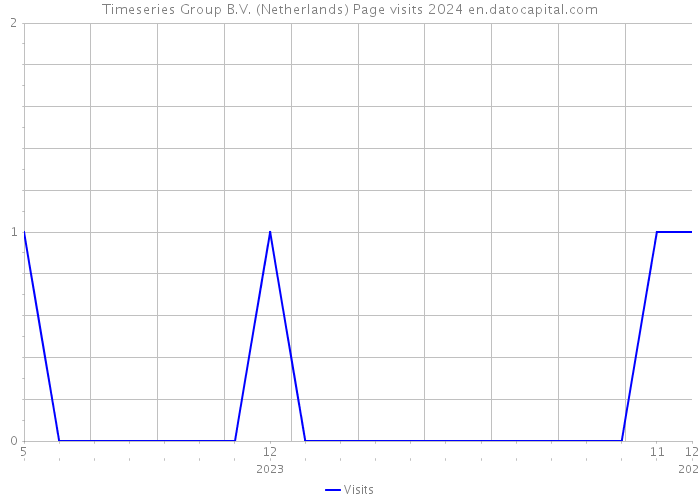 Timeseries Group B.V. (Netherlands) Page visits 2024 